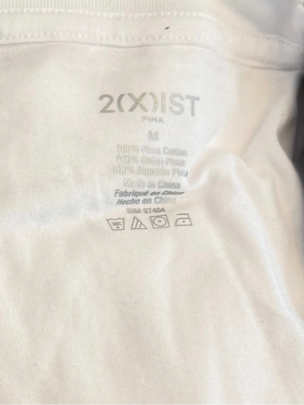 2(X)IST  mens’s Pima Cotton Slim Fit Deep V-neck T-shirt Underwear